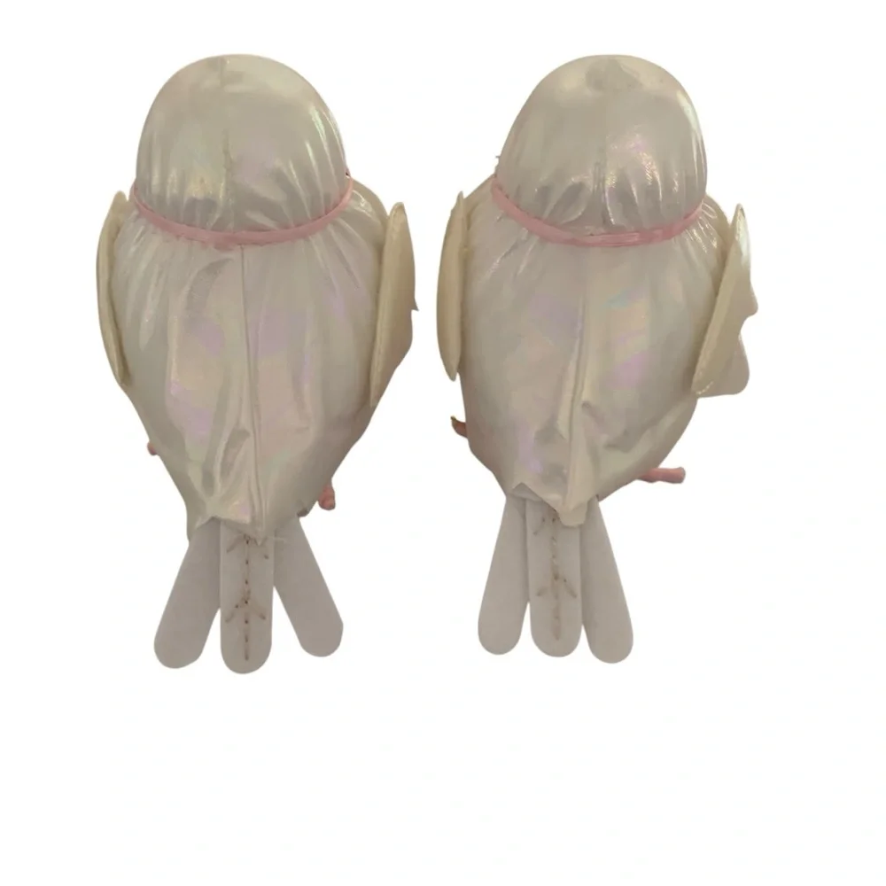 Target Iridescent Bird Decor with Pink Details